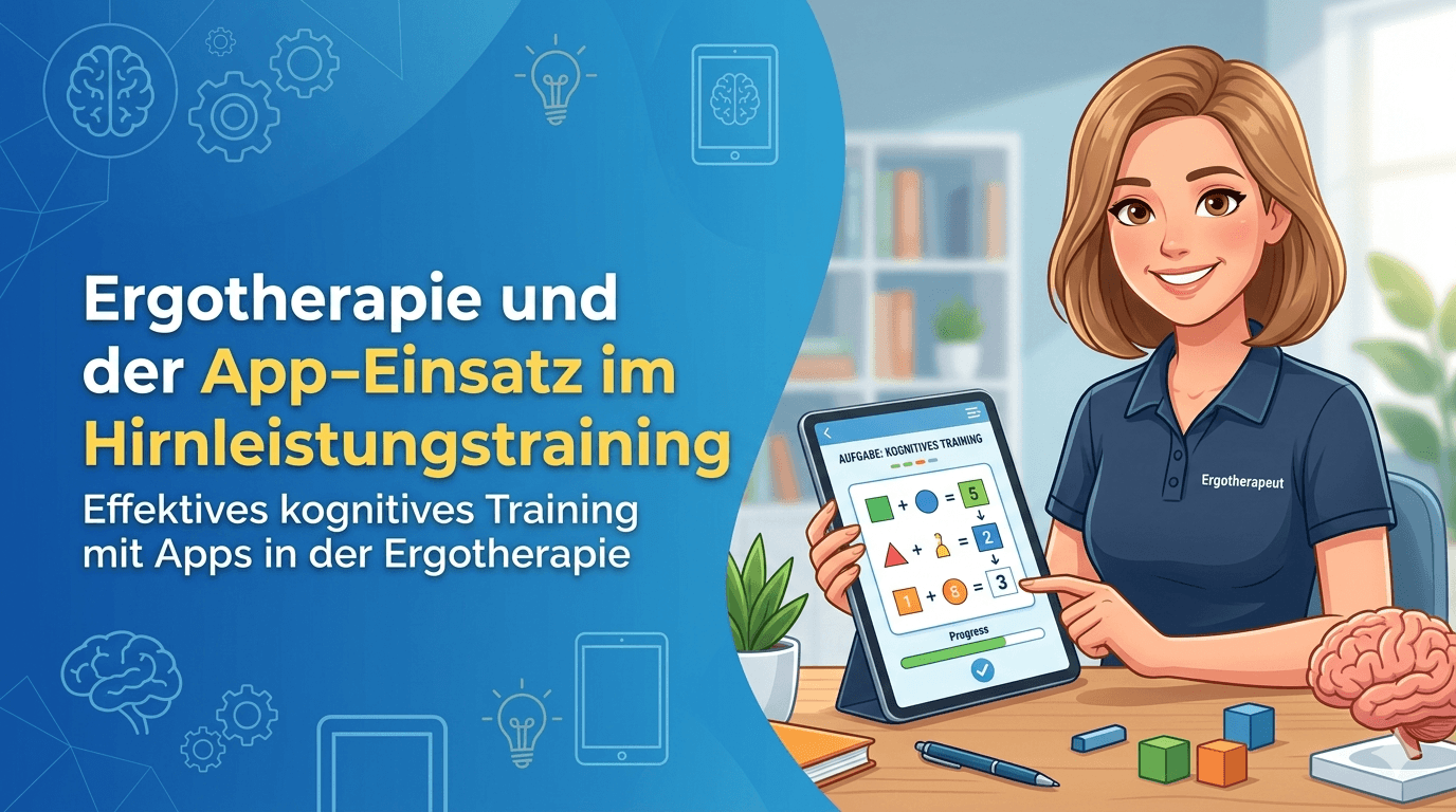 Ergotherapie und der App Einsatz im Hirnleistungstraining