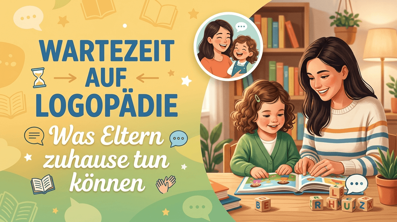Wartezeit auf Logopädie Was Eltern zuhause tun können
